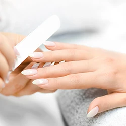 Nail shaping and filing add-on