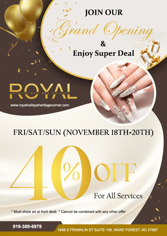Royal Nail Spa promotion